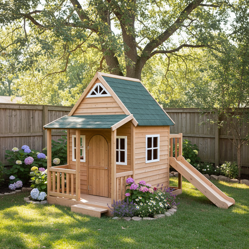 vaikų nameliai - iliustracija